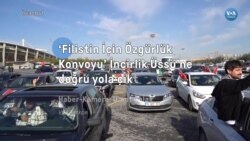 ‘Filistin için Özgürlük Konvoyu’ İncirlik Üssü’ne doğru yola çıktı 