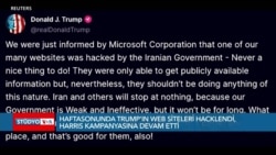 Haftasonu Trump'ın websiteleri hacklendi, Harris kampanyasını sürdürdü