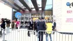 Cumhurbaşkanı Erdoğan New York'ta Elon Musk'la görüştü