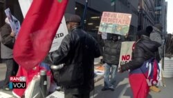 Ayisyen nan New York Manifeste Devan Anbasad Kanada