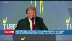 Liberteryenler Trump’ı hem yuhaladı hem alkışladı; Biden öğrencileri özgürlüğü savunmaya çağırdı 