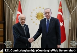 Cumhurbaşkanı Recep Tayyip Erdoğan ile MHP Genel Başkanı Devlet Bahçeli