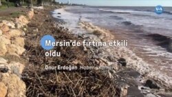 Mersin'de fırtına etkili oldu