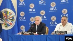 OEA secretario general Luis Almagro conferencia de prensa