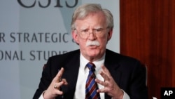 Foto Achiv: Ansyen Konseye Lamezonblanch pou kestyon Sekirite Nasyonal John Bolton. 