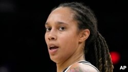 Foto Achiv: Brittney Griner, manm ekip WNBA Phoenix Mercury, 13 Oct. 2021. 