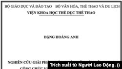 Luận án tiến sĩ gây bỡ ngỡ trong dư luận.