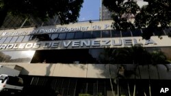 Venezuela devletine ait petrol şirketi Petroleos de Venezuela'nın (PdVSA) Caracas'taki genel merkezi.