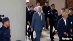 Cựu Thủ tướng Malaysia Najib Razak bị triệu tập tại tòa vào tháng 8/2018.