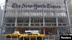 Tòa báo The New York Times ở New York