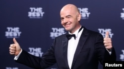 Ông Gianni Infantino, tân chủ tịch FIFA. 