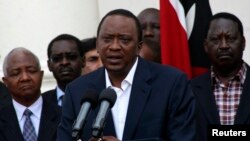 Tổng thống Kenya Uhuru Kenyatta đọc diễn văn về vụ tấn công thương xá, 22/9/13