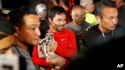 Siêu sao quyền Anh Philippines Manny Pacquiao.