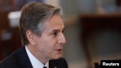 U.S. Secretary of State Blinken meets with Kazakhstan's Foreign Minister Tileuberdi