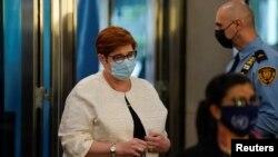 Ngoại trưởng Australia Marise Payne tại trụ sở LHQ ở New York, ngày 21/9/2021. 