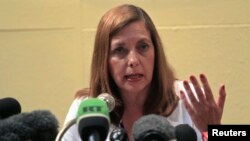 Bà Josefina Vidal, trưởng ngoại giao của Cuba về các vấn đề với Hoa Kỳ, hoan nghênh ‘quyết định của Tổng thống Obama bỏ Cuba ra khỏi danh sách các nước tài trợ khủng bố