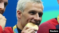 Vận động viên bơi lội Mỹ Ryan Lochte.