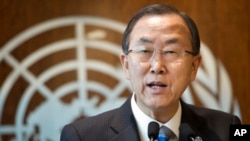 Tổng thư ký Liên hiệp quốc Ban Ki-moon kêu gọi Hội Đồng Bảo An Liên Hiệp Quốc “tìm sự thống nhất” về tình hình Syria 