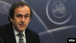 Chủ tịch Liên đoàn Bóng đá Châu Âu Michel Platini.