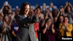 U.S. Vice President Kamala Harris marks second anniversary of Roe v. Wade being overturned