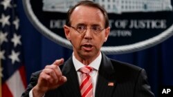 Ông Rod Rosenstein.