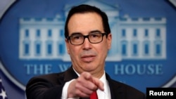 Bộ trưởng Tài chính Hoa Kỳ Steven Mnuchin.