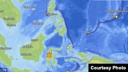 Earthquake locator map, August 18, 2012 (USGS)