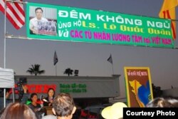 Ðêm Không Ngủ Ủng Hộ Luật sư Lê Quốc Quân và Các Tù Nhân Lương Tâm tại nam Cali 7-7-2013.