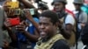 FILE PHOTO: Former police officer Jimmy "Barbecue" Cherizier holds press conference in Port-au-Prince