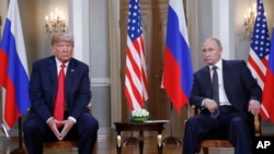 Hai ông Trump và Putin đã có cuộc gặp kín ở Helsinki, Phần Lan, hồi tháng 7