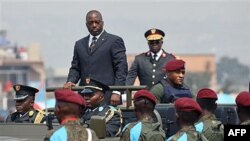 Tổng thống CHDC Congo Joseph Kabila trong cuộc diễu hành quốc gia hàng năm ở Kinshasa