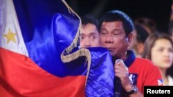 Tổng thống đắc cử Rodrigo Duterte.