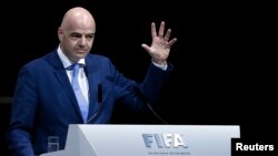 Tân chủ tịch FIFA Gianni Infantino.