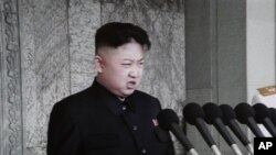 Lãnh đạo Bắc Triều Tiên Kim Jong Un đọc bài phát biểu đầu tiên trước công chúng trong buổi lễ đánh dấu sinh nhật thứ 100 của cố Chủ tịch Kim Il Sung