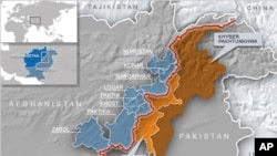 Bản đồ Afghanistan và Pakistan