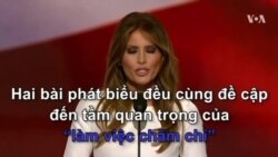 Vợ tỷ phú Donald Trump hình như đạo văn?