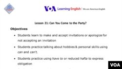 Lesson Plan - Lesson 21