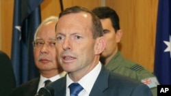 Thủ tướng Australia Tony Abbott nhấn mạnh rằng có thể phải mất nhiều thời gian để xác định được vị trí của máy bay Malaysia mất tích.