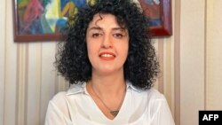 Bà Narges Mohammadi, nhà tranh đấu cho nữ quyền người Iran, khi chưa bị giam cầm.