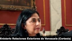 Ngoại trưởng Venezuela Delcy Rodriguez 