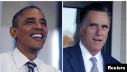 Hai ứng cử viên tổng thống Mỹ Barack Obama và Mitt Romney