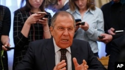 Ngoại trưởng Nga Sergei Lavrov.