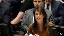 Đại sứ Mỹ tại Liên hiệp quốc Nikki Haley