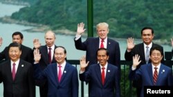 Các lãnh đạo thế giới dự APEC ở Đà Nẵng cuối năm 2017.