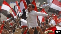 Hàng ngàn người biểu tình tại Quảng trường Tahrir ở Cairo, 1/4/2011