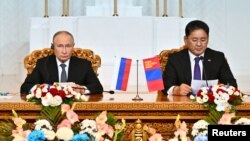 Russian President Putin visits Mongolia