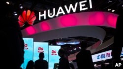 Gian hàng của Huawei tại triển lãm PT Expo ở Bắc Kinh hồi tháng 10 năm 2019