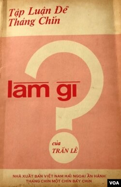 Làm Gì ? một cuốn sách viết về chính trị (1979) mà Gs Trần Ngọc Ninh, không muốn được nhắc tới. Là một giáo y khoa với tiếng tăm quốc tế nhưng khi tới Mỹ như một bác sĩ ngoại quốc, ông vẫn phải khởi nghiệp từ đầu. Giữa thời gian đèn sách, ông vẫn có hùng tâm hoàn tất một tập luận đề chính trị trên 300 trang, với ghi chú nơi cuối sách: "Viết xong lúc giữa trưa ngày 24 tháng 3 năm 1979 tại Trường Sơn của Mỹ Châu" (Rocky Mountains Ranges Denver, Colorado). [tư liệu Ngô Thế Vinh]