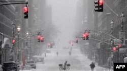 Bão tuyết tại Thành phố New York.