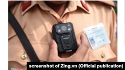 Vietnam's traffic cop used body-worn cameras for the first time, July 15, 2019